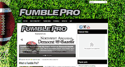 Desktop Screenshot of fumblepro.com