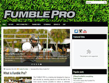 Tablet Screenshot of fumblepro.com